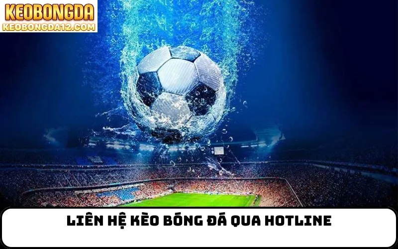Liên hệ kèo bóng đá qua hotline