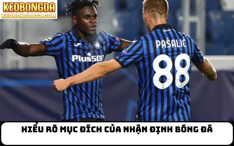Hiểu rõ mục đích của nhận định bóng đá
